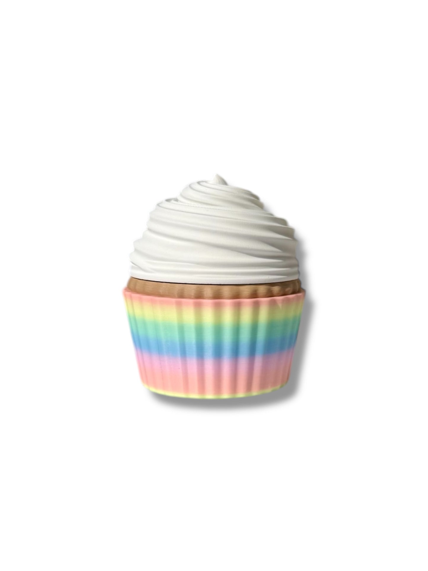 Cupcake container with micro miniature pocket buddies