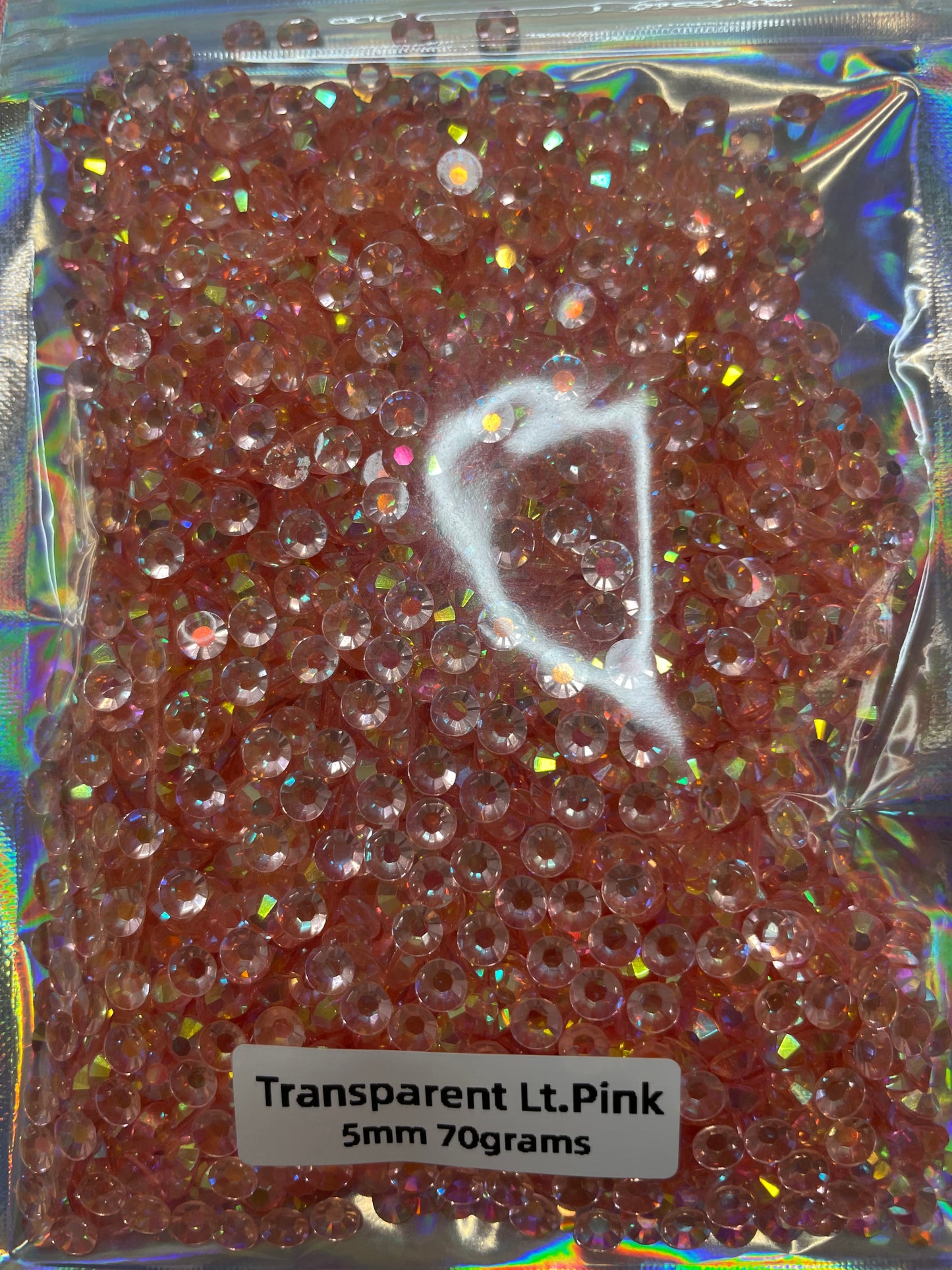 Resin transparent Lt. Pink ab