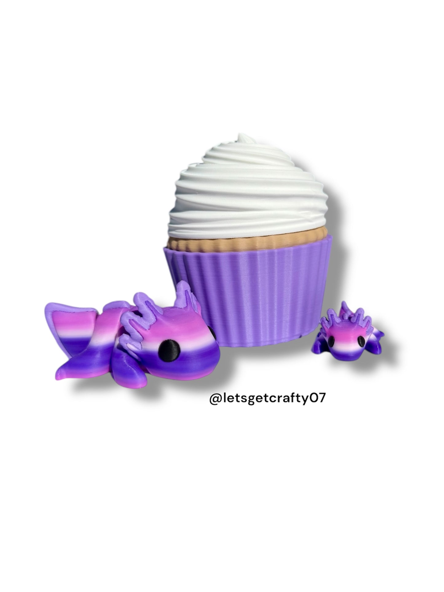 Cupcake Axolotl Sets