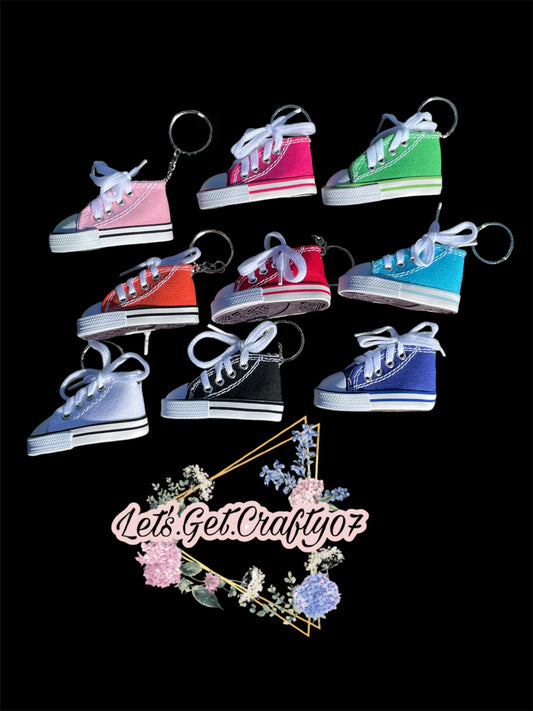 Mini shoe keychains