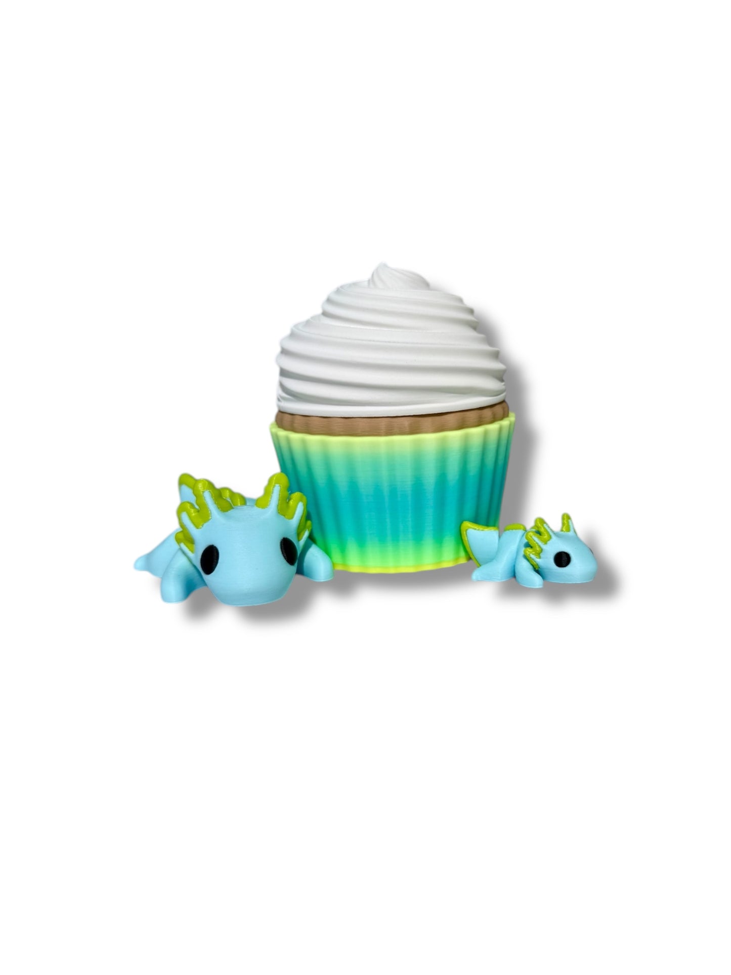 Cupcake Axolotl Sets