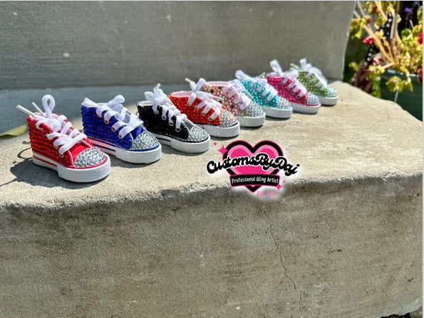 Mini shoe keychains