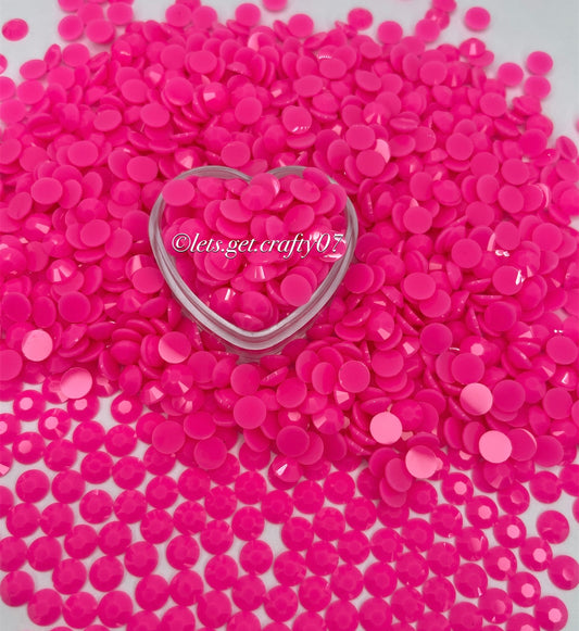 Resin Solid Hot Pink